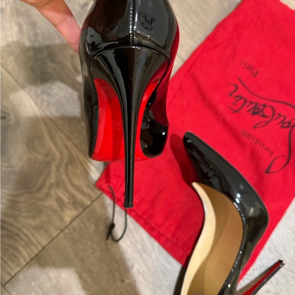 Christian Louboutin Black Patent Heels - Picture 4 of 10